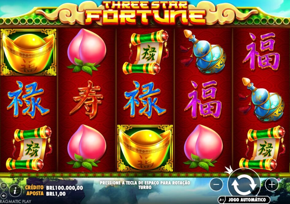 Three Star Fortune por Pragmatic Play