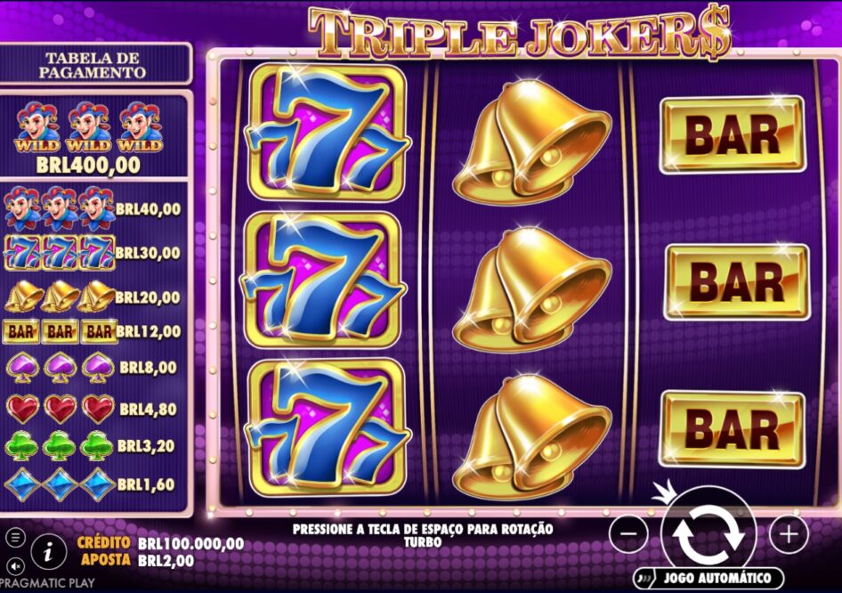 Triple Jokers por Pragmatic Play