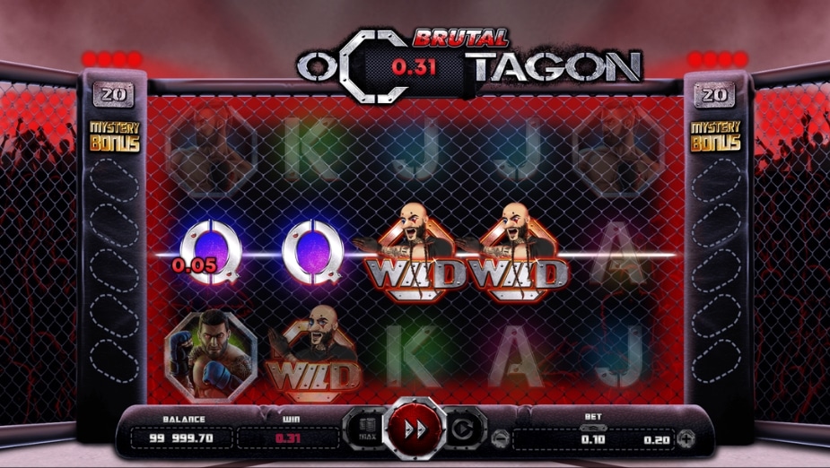 Tema e símbolos Brutal Octagon