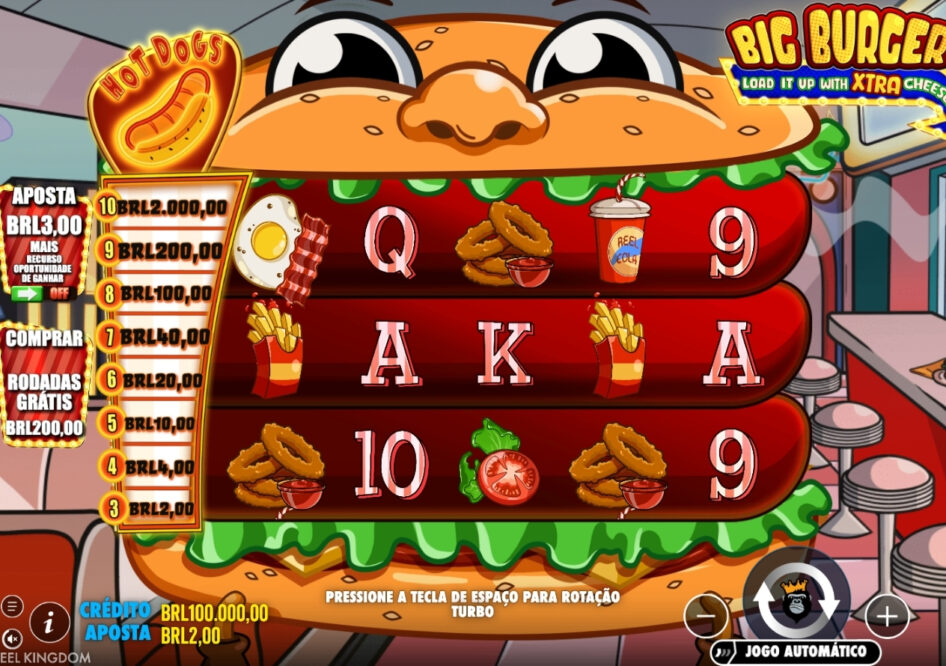 Big Burger Load it up with Xtra cheese por Pragmatic Play