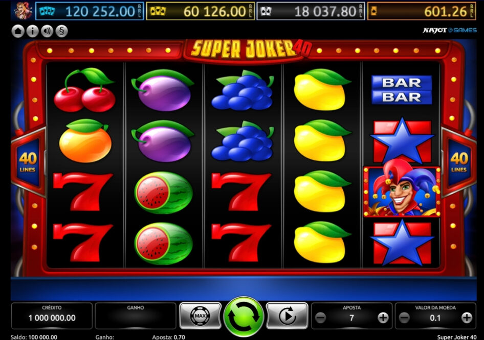 Super Joker 40 por Kajot