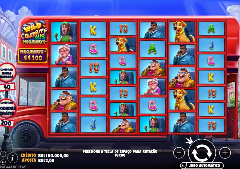 Wild Celebrity Bus Megaways por Pragmatic Play