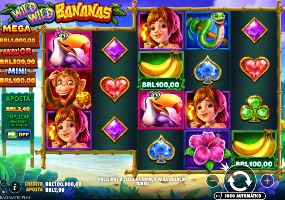 Wild Wild Bananas por Pragmatic Play