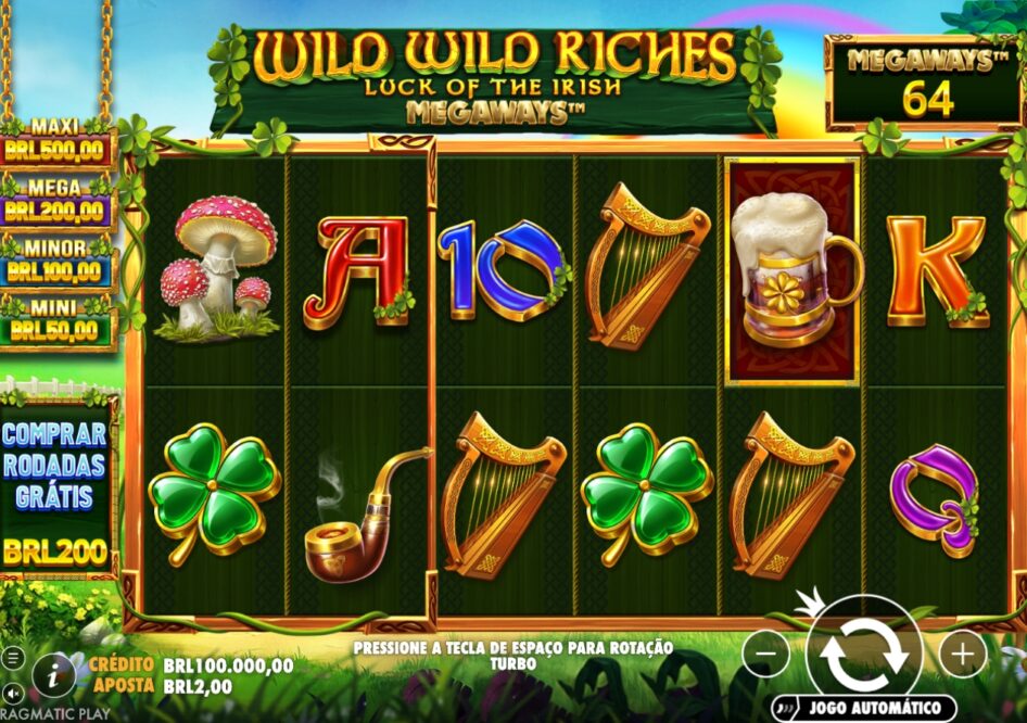 Wild Wild Riches Megaways por Pragmatic Play