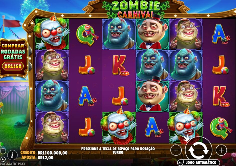 Zombie Carnival por Pragmatic Play