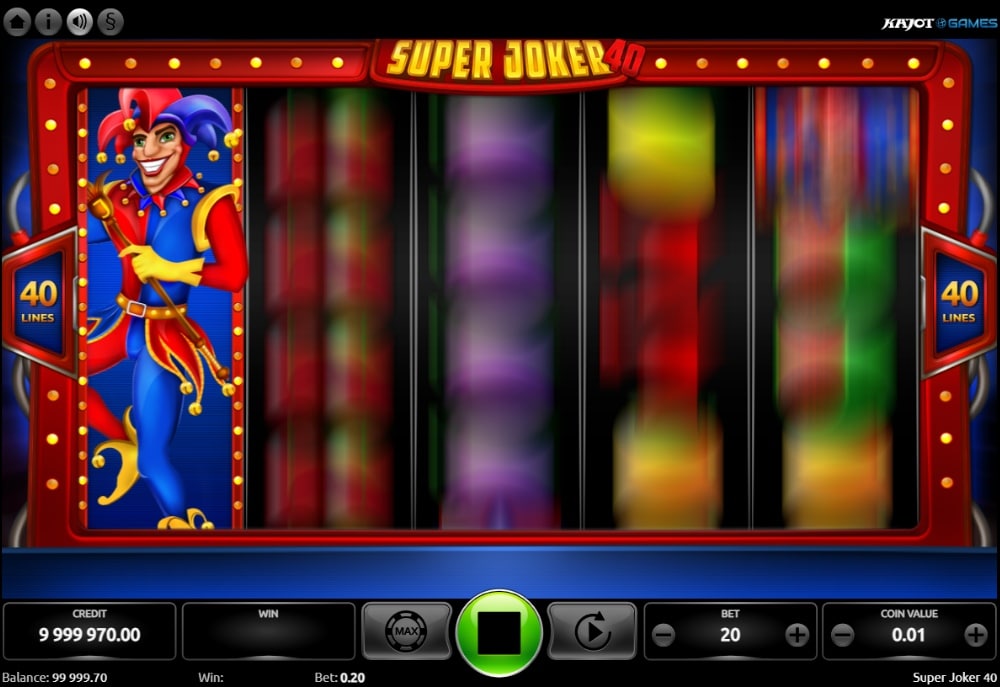 Símbolo WILD 2 Super Joker 40