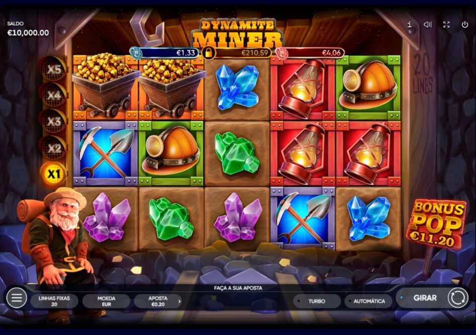 Dynamite Miner por Endorphina