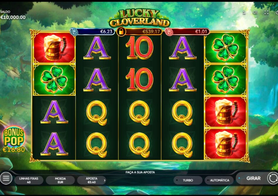 Lucky Cloverland por Endorphina